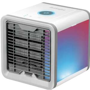 Activejet Mini Air Cooler with Humidifier, 5W USB Powered, 3 Speed Settings, 0.55L Water Tank, 6 Color LED Lights - Air cooler