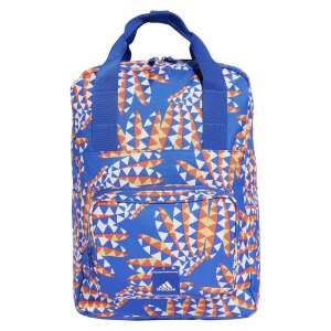 Adidas W Farm Prime BP IU3155 A blue backpack with geometric pattern - Dressing Accessory