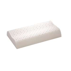 Anatómiai wellness latex pillow, 60x30x12 cm, white, breathable, ergonomic - Pillow