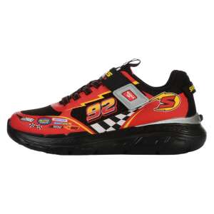 Skechers Skech Tracks 402303LBKRD A Multicolor kids sport shoes, red and black, side view - Fashion & Clothing