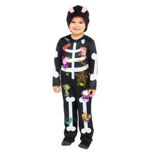Peppa Pig Skeleton Costume for Kids, 2-3 Years Old, Halloween Costume - Toy