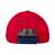 Back view of Mickey Mouse Summer Crew baseball cap for kids, red with blue adjustable strap