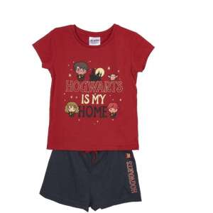 Harry Potter Hogwarts is my home boys pajamas, red t-shirt with Hogwarts print and blue shorts - Kids' Pajama & Nightgown