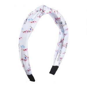 Olaf Frozen Disney headband, white with Olaf pattern - Hair Clip, Headband