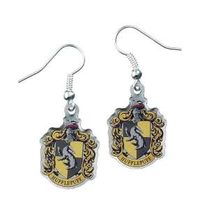 Harry Potter Hufflepuff fülbevaló, ezüstözött - Női ékszer