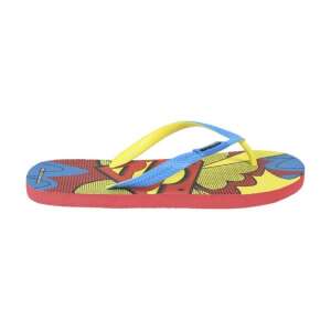 Superman flip flops, red, yellow, blue, men's slippers - Men's Slipper