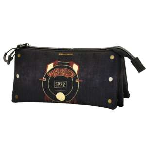 Harry Potter Hogwarts Express pencil case, black with red and gold details, 23x12x11cm - Pencil Case