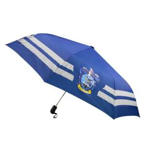 Harry Potter Ravenclaw Umbrella, blue with white stripes and Ravenclaw crest - Umbrella