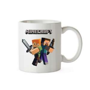 Minecraft mug with Alex and Steve, 330ml - Mug