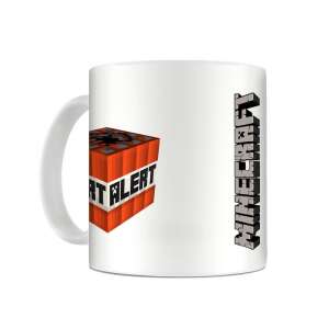 Cană Minecraft TNT Alert, 330ml, cană din ceramică albă cu design Minecraft TNT Alert - Minecraft