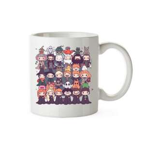 Harry Potter characters mug, 330ml, white ceramic mug with colorful illustration of Harry Potter characters - Mug