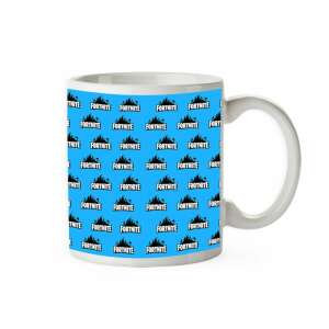 Fortnite logo blue mug, 330ml, mug196 - Serving