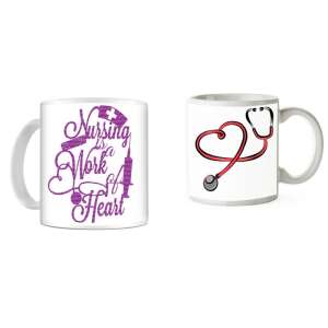 Nursing is a work of heart, 330ml 105308350 - Nonbrand Mug