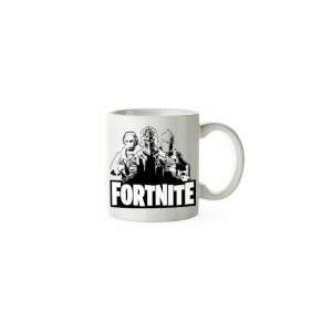 Fortnite mug, 330ml, white ceramic mug with Fortnite logo and characters - Mug