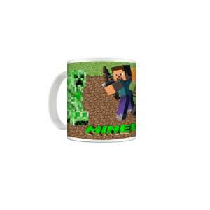 Cana Minecraft Steve & Alex Fight With Creeper , 330ml , mug67 105308385 - Minecraft
