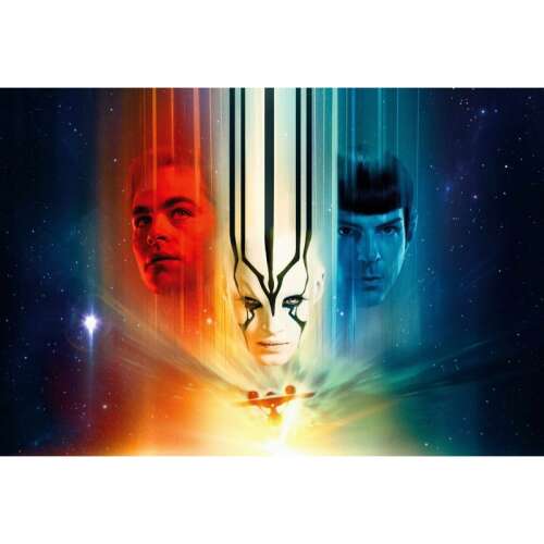 Star Trek Beyond film poszter, Kirk, Spock és Jaylah szereplőkkel - Poszter