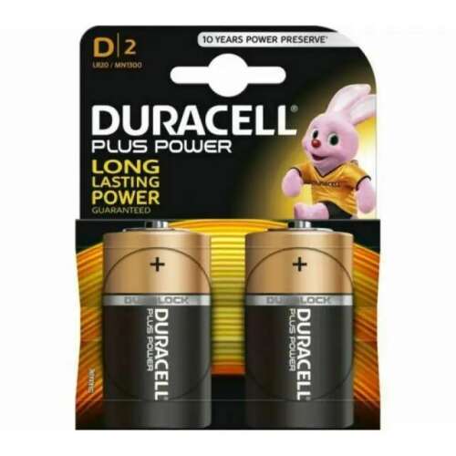 Duracell Plus Power LR20 Batterien, 2er Pack
