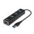 Astrum DA580 USB 3.0 Multi-HUB 3X USB (3.0) + adaptor Ethernet negru 105315652