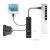 Astrum DA580 USB 3.0 Multi-HUB 3X USB (3.0) + Ethernet čierny adaptér 105315652