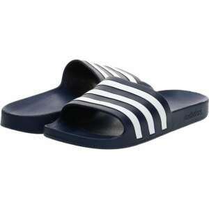 Adidas Adilette Aqua men's slides in navy blue with white stripes - Men's Slipper