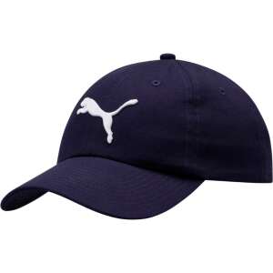Puma Essential Big Cat cap in dark blue with a white Puma logo - Puma