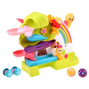 Interactive TRACK FOR #LLS car 2 in 1 sound #3173, colorful ball track with bear and bee characters, 2 balls and 1 car included - Nonbrand Interactive Kids' Toy