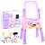 Pink double-sided magnetic and chalk drawing board easel for kids, with a tray for accessories, by Artist brand