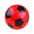 Červená gumová futbalová loptička