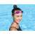 Woman wearing Bestway Resurge swimming goggles in a pool