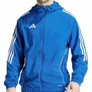 Adidas Tiro 24 blue windbreaker jacket full view - Men's jacket