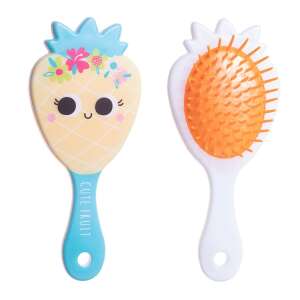 Cute Fruit pineapple hairbrush for kids, with colorful design and soft bristles - Bathing Essential