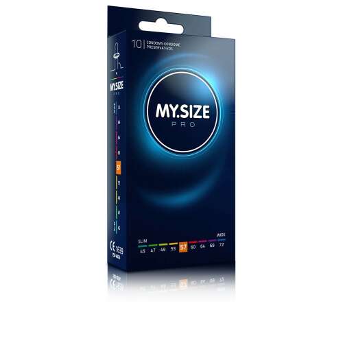 My.Size Pro condoms, 10 pack, 57mm