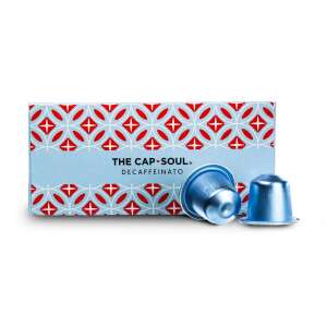 The Cap Soul Decaffeinato coffee capsules, 10 capsules, decaffeinated, Nespresso compatible, chocolate flavor, for gourmets, intense flavor, bourbon blend - Coffee capsule