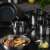 Rösle Silence Pro cookware set with other cookware items