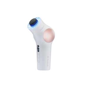 Therabody TheraFace Pro facial massager, 4-in-1 device for skin cleansing, massage, toning, and rejuvenation, with 3 speeds and 3 attachments, including a cleansing brush, a ring with infra/blue/red light, and microcurrent - Face massager