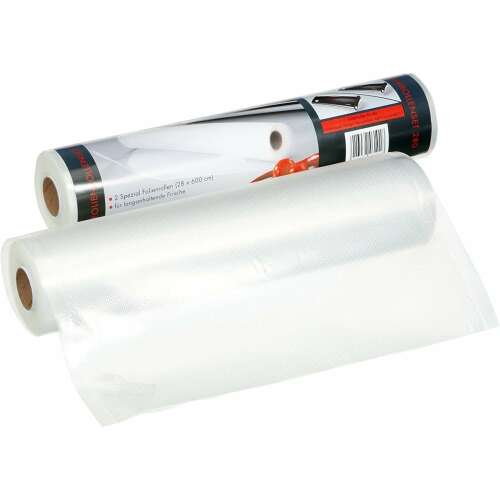 Rolki do pakowania próżniowego Gastroback, 2 rolki, 20 x 600 cm, wielokrotnego użytku, odporne na ciepło