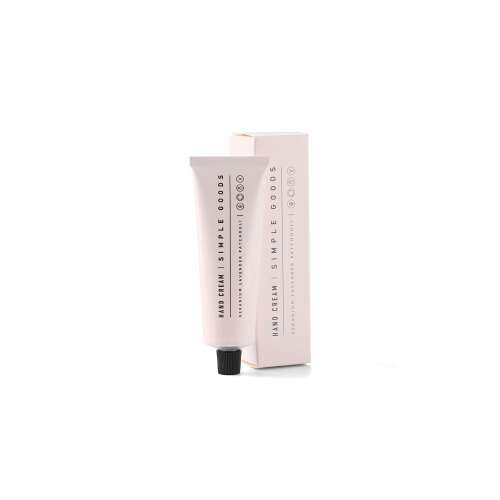Simple Goods Hand Cream, Geranium, Geranium, Lavender, Patchouli, Vegan, Sweet Almond Oil, Shea Butter, 50 ml