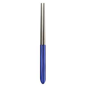 Casa Bugatti Aladdin 2 piece chopsticks set, stainless steel, blue, elegant design - Cutlery