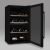 LES PETITS CHAMPS Dual Zone Wine Cooler with open door