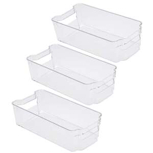 Classbach C-KO4022 hűtőszekrény rendező szett, 3 db, átlátszó, BPA mentes, egymásra rakható - Classbach