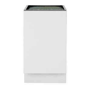 Bomann GSPE7415VI built-in dishwasher, front view, white - Bomann