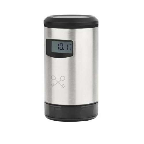 Cavist WOM820 electric wine vacuum pump, silver, with LCD display