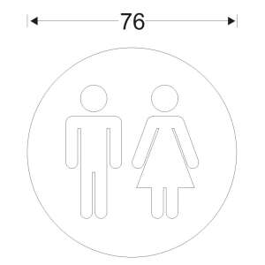 Megjelölés ajtóra piktogram ,,pelenkázó,, ONDZIK