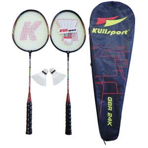 KuiLsport badminton set with 2 rackets, shuttlecocks and a carrying bag - Badminton Racket, Shuttlecock, and Equipment