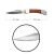 Strend Pro 220mm Universal Folding Knife with Wood Handle and Dimensions