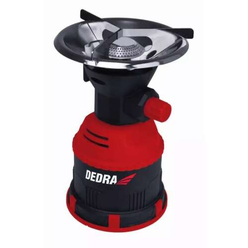 Dedra portable camping stove with piezo ignition, 1.2 kW, 1 burner