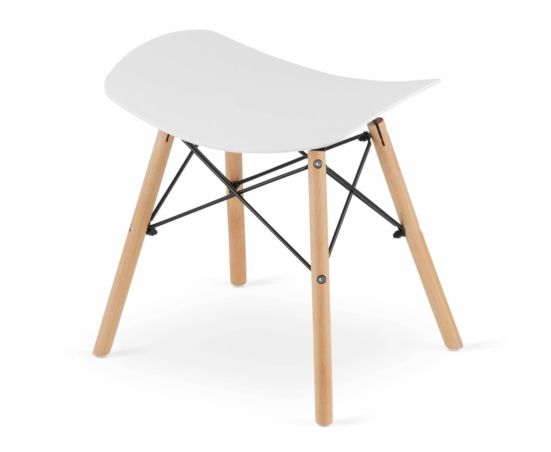 Leobert Taboret KORFU - biały x 1