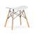 Artool Korfu Scandinavian Style Chair, Backless, PP, Wood, White, 47.5x36x46.5 cm 146435266