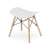 Artool Korfu Scandinavian Style Chair, Backless, PP, Wood, White, 47.5x36x46.5 cm 146435266