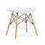 Artool Korfu Scandinavian Style Chair, Backless, PP, Wood, White, 47.5x36x46.5 cm 146435266